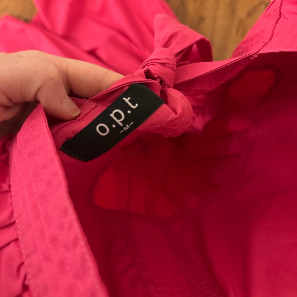 Pink O.P.T Ruffle Maxi Dress - Picture 4 of 4